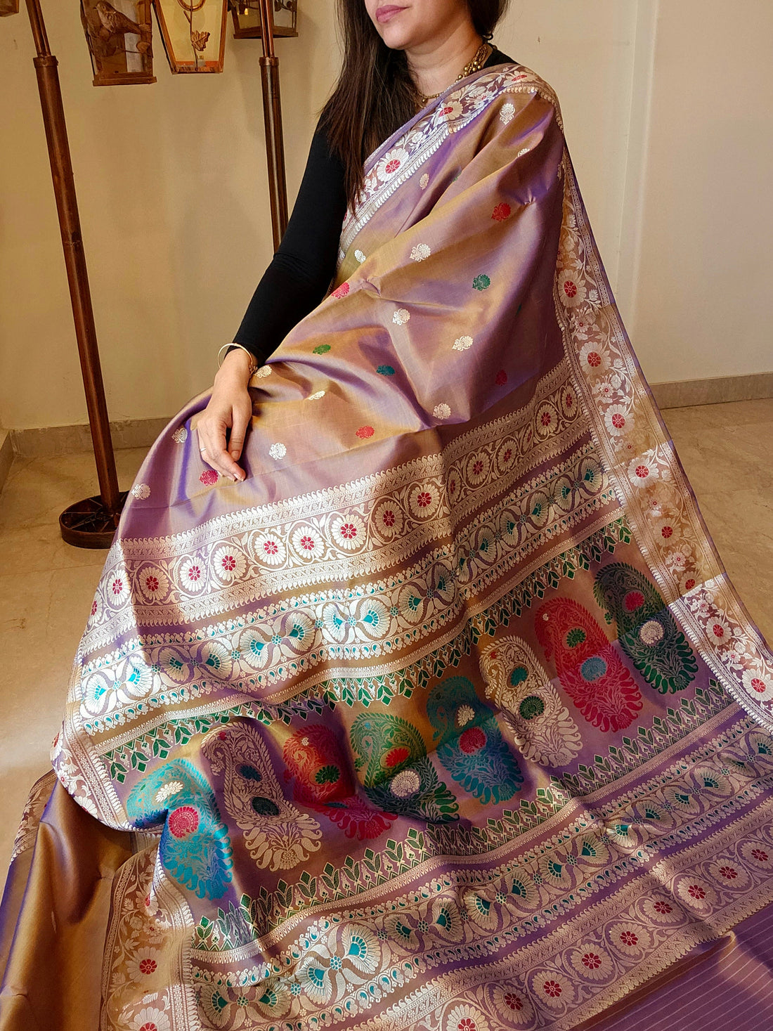 Revival Baluchari Silk