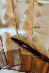 INIYA - Handwoven Pure Kanjivaram Silk Saree