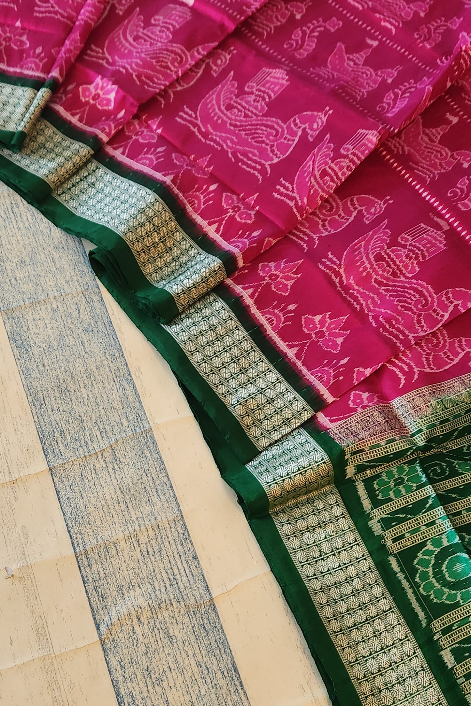 BOITA: Handwoven Sambalpuri Silk Saree