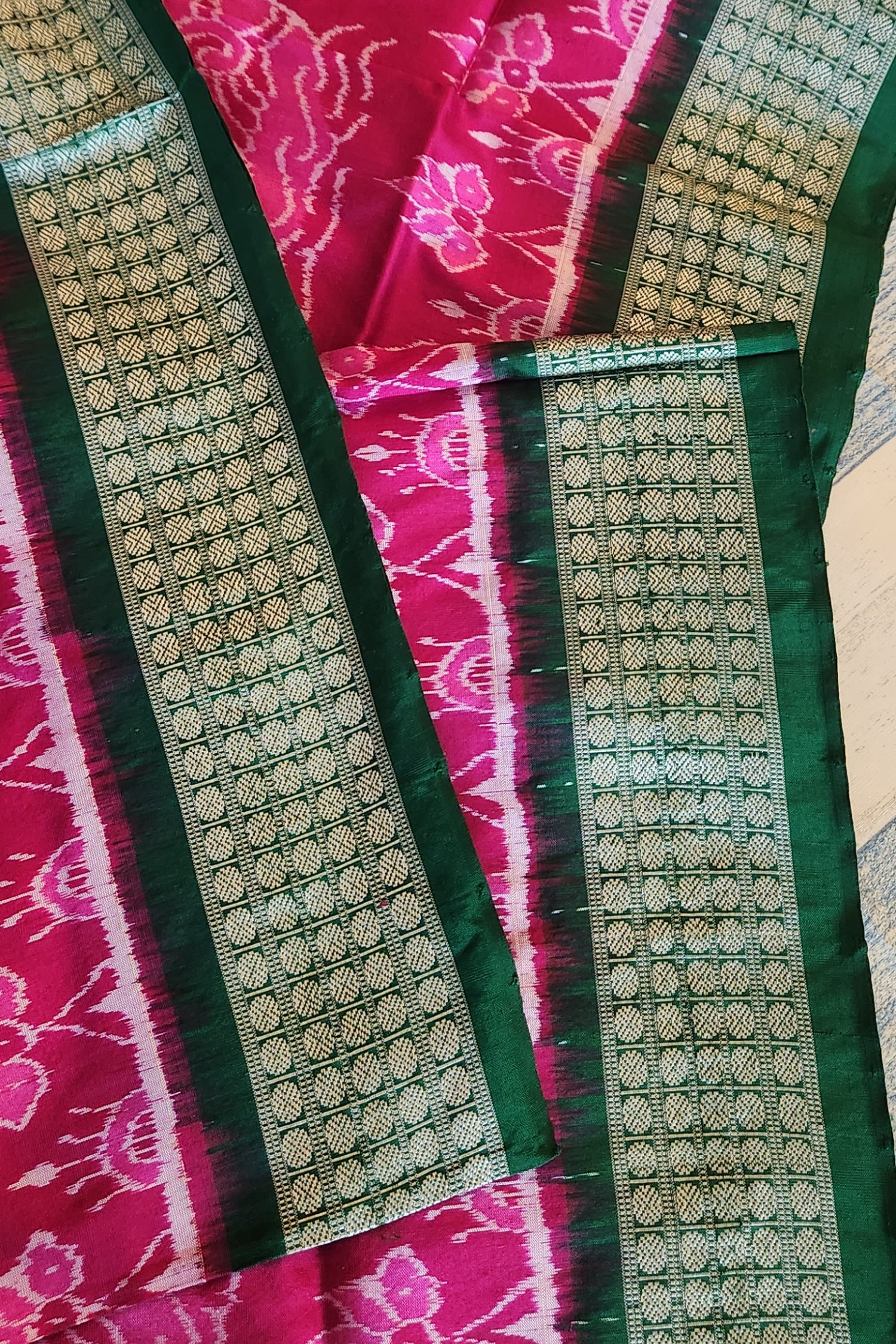 BOITA: Handwoven Sambalpuri Silk Saree