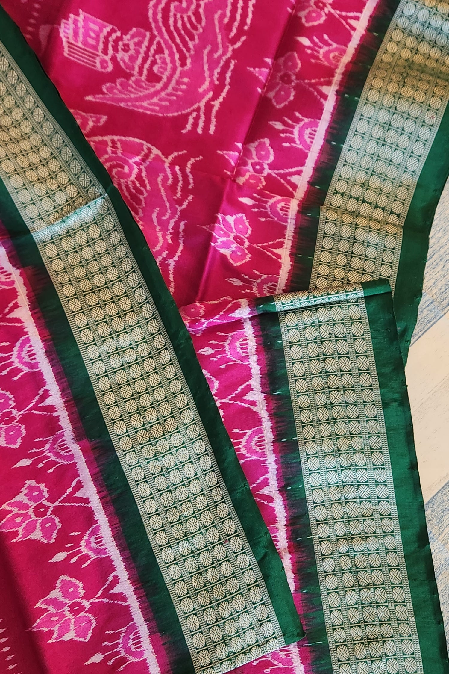 BOITA: Handwoven Sambalpuri Silk Saree