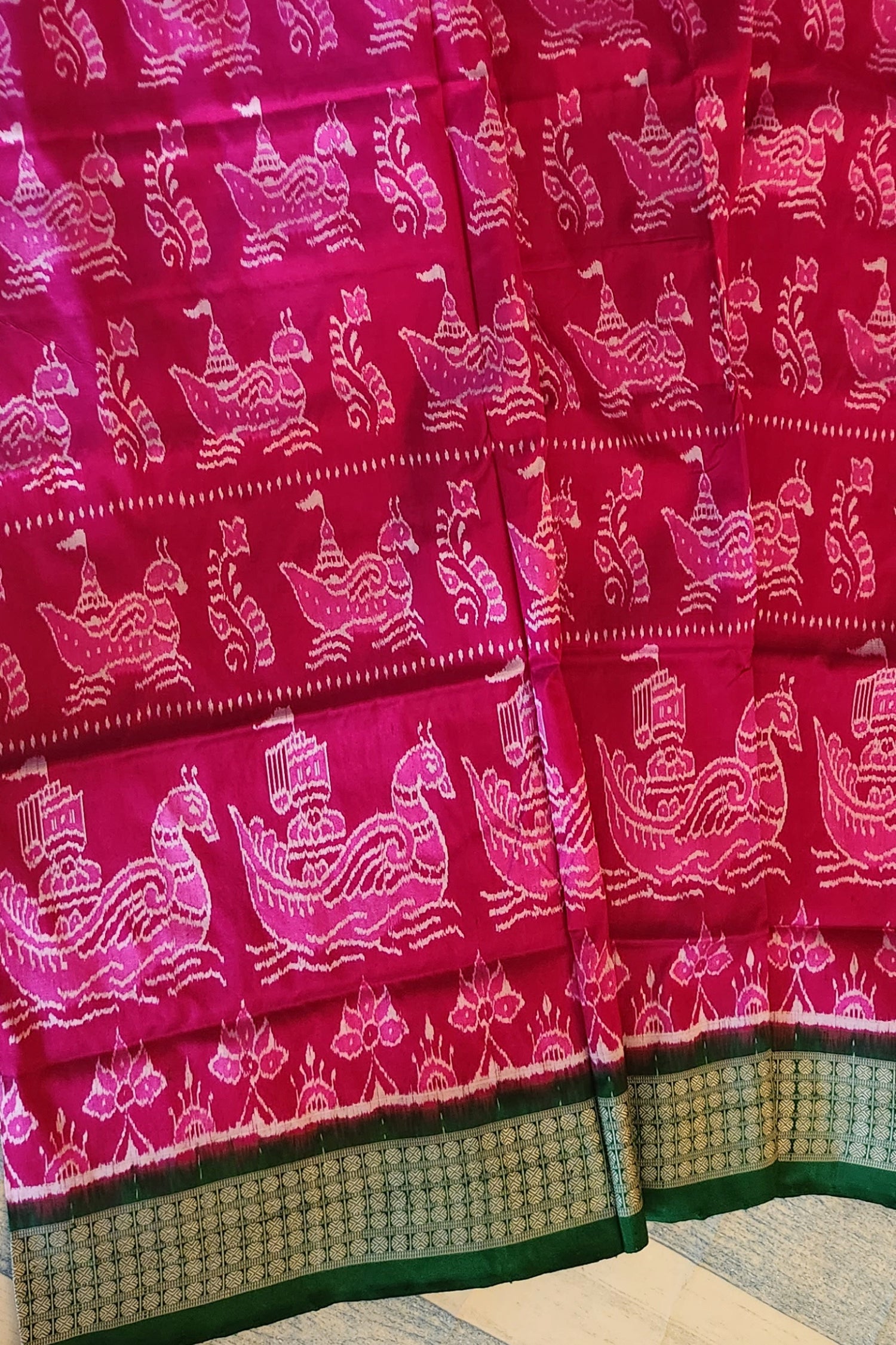 BOITA: Handwoven Sambalpuri Silk Saree