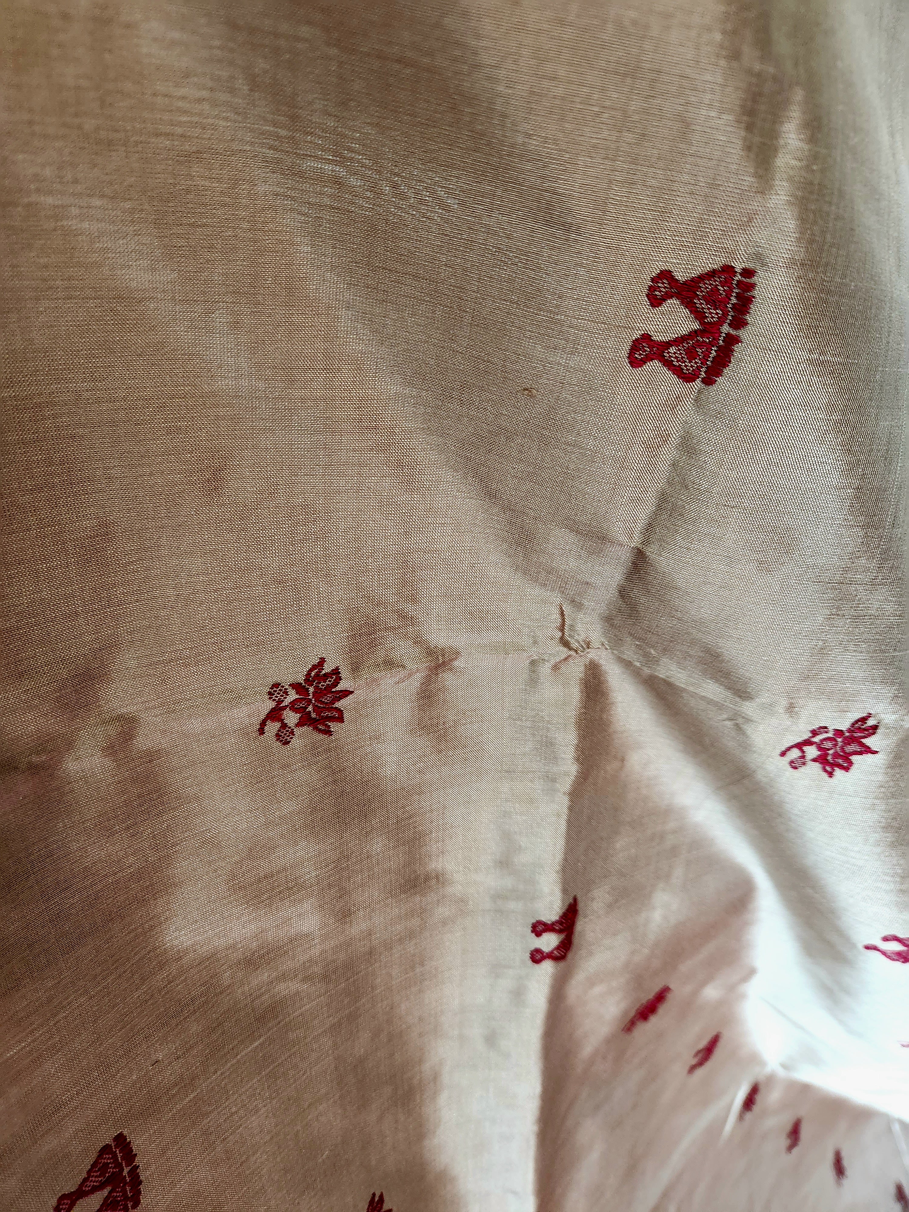 VISHAKA: Laxmi_Paduka Half-Tissue Silk Saree