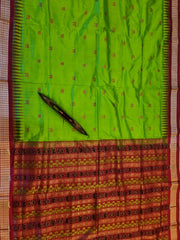 PADANKITA - Laxmi-Paduka motif Bomkai Silk saree