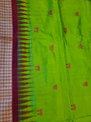 PADANKITA - Laxmi-Paduka motif Bomkai Silk saree