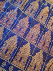 KONARK CHAKRA - Chakra Temple inspired Bomkai Silk
