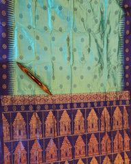 KONARK CHAKRA - Chakra Temple inspired Bomkai Silk