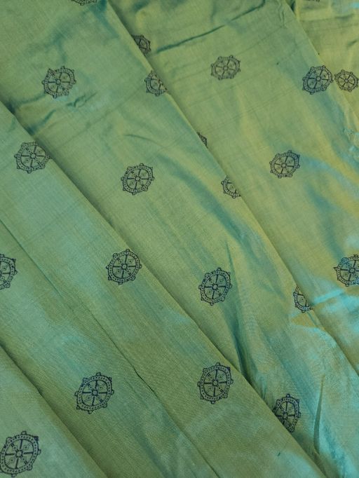 KONARK CHAKRA - Chakra Temple inspired Bomkai Silk
