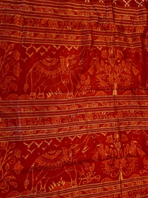 VITHIKA: Handwoven Sambalpuri Silk Saree