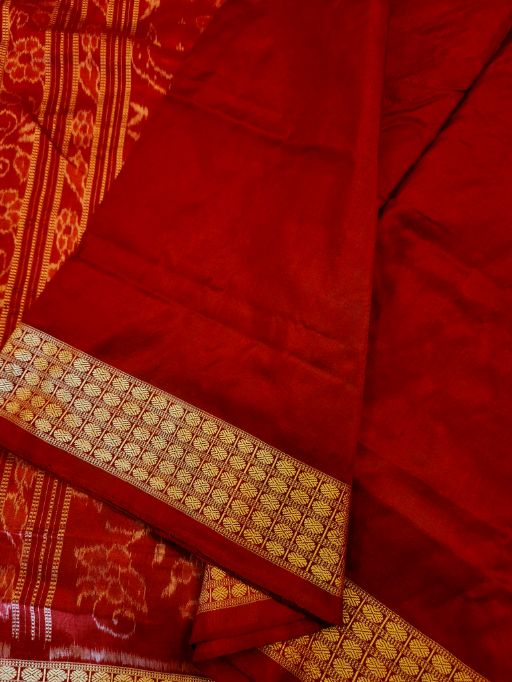 VITHIKA: Handwoven Sambalpuri Silk Saree