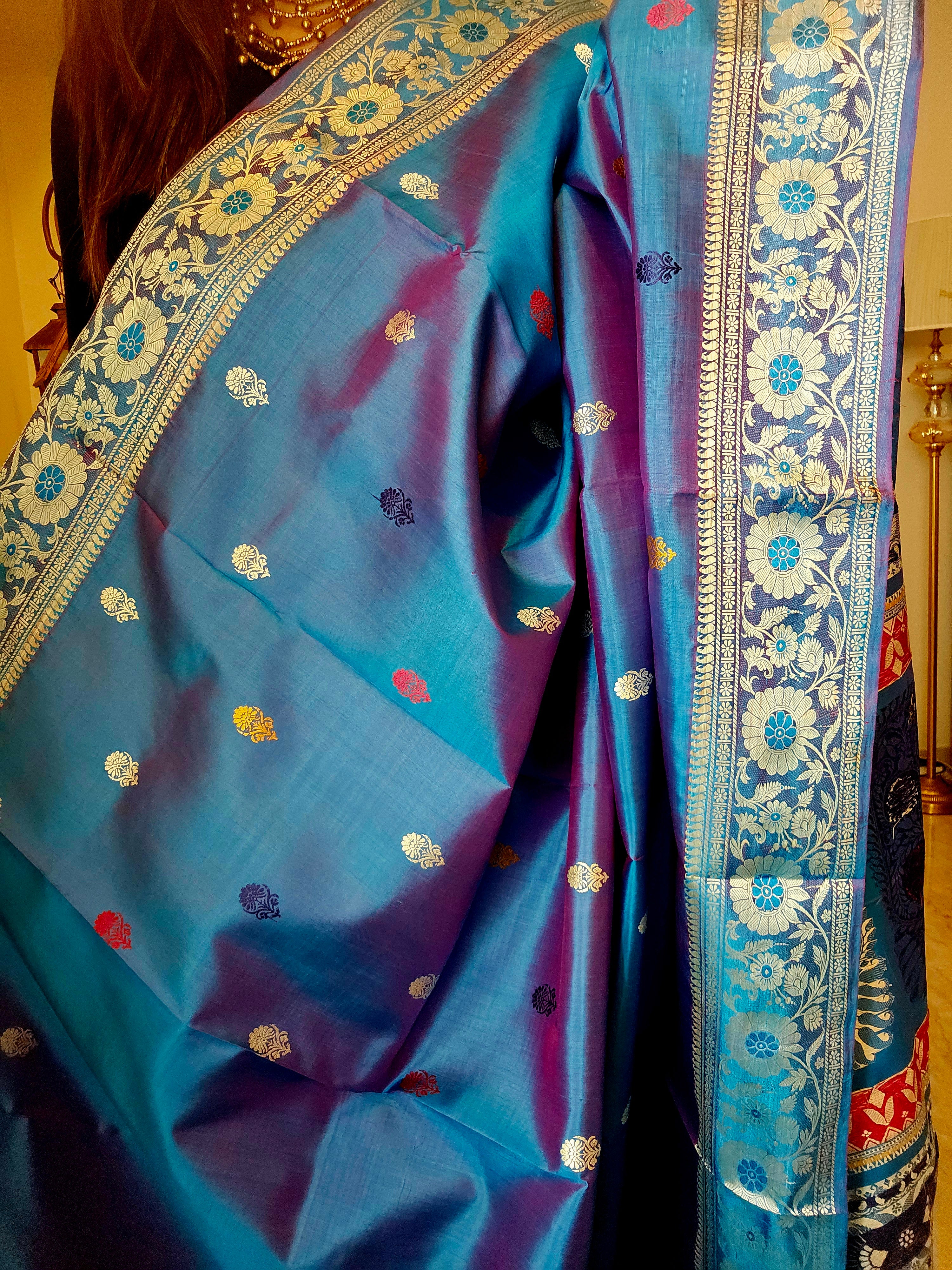 Raabtaa - Peacock Blue-Green