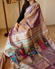 Raabtaa - Beige Gold-Mauve