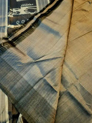 SAURIKA: Saura art inspired Pure Silk Saree