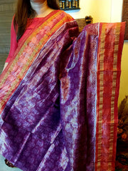 SHUBHAM: Handwoven Sambalpuri Tissue Silk saree