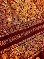 PUNARBARA - Revival Berhampuri Silk Saree (Maroon)