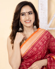 MAHALAXMI STROTRAM: Handwoven Exclusive Sambalpuri Silk saree