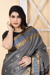 CHAKRA YALI - Handwoven Pure Kanjivaram Silk Saree