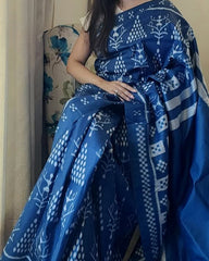 SMRITI - Saura art inspired Pure Silk Saree