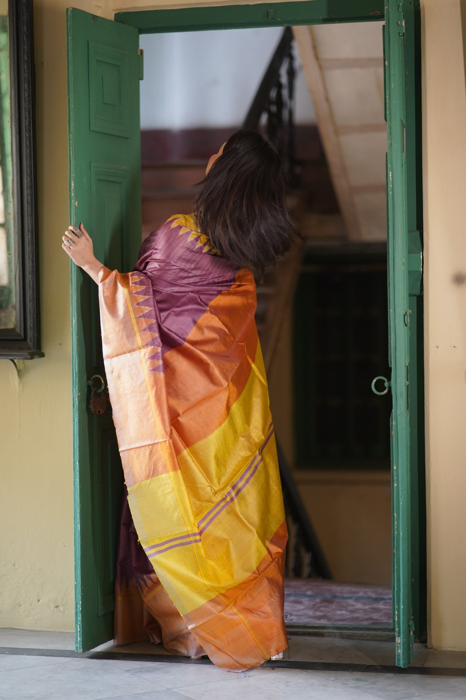 CHHAVI - Minimalistic Handwoven Tussar Saree