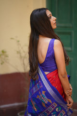 KURMA - Vishnu avatar inspired Handwoven Bomkai Silk Saree