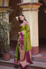 AIRA - Pure Zari Handwoven Kanjivaram Silk Saree