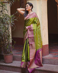 AIRA - Pure Zari Handwoven Kanjivaram Silk Saree