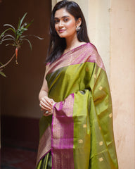 AIRA - Pure Zari Handwoven Kanjivaram Silk Saree