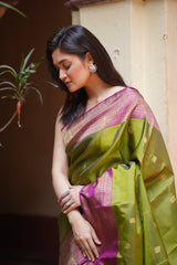 AIRA - Pure Zari Handwoven Kanjivaram Silk Saree