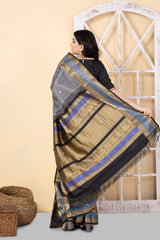 CHAKRA YALI - Handwoven Pure Kanjivaram Silk Saree