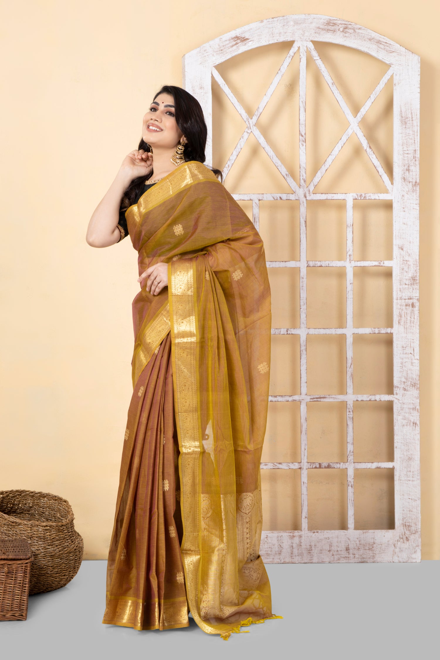 LIYA - Handwoven Kanjivaram SICO Saree