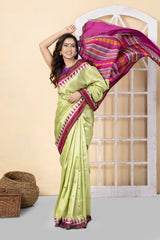 PRISHA - Dongria inspired Pure Silk Saree