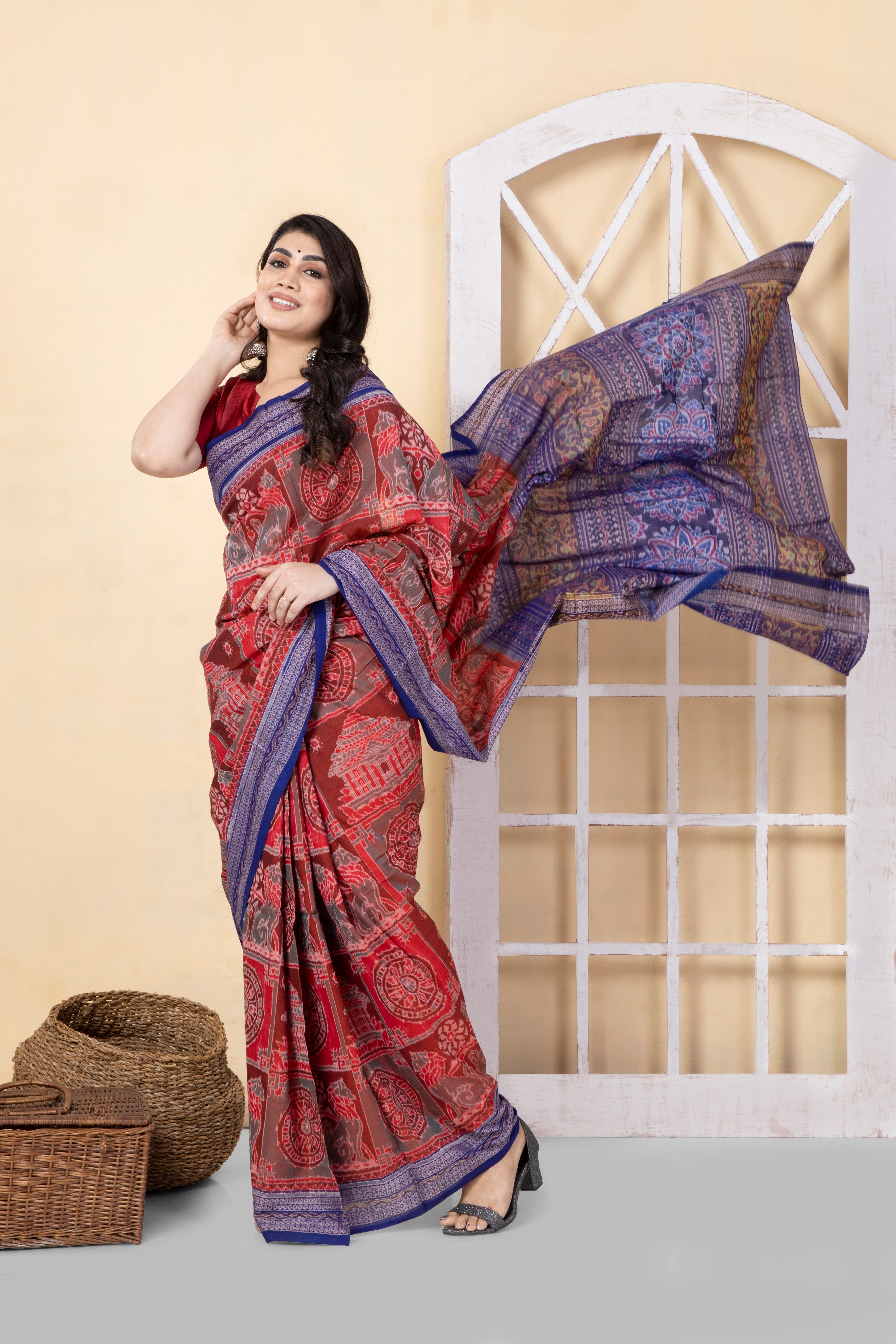 KONARK: Handwoven Exclusive Sambalpuri Cotton Saree